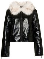 Unreal Fur veste à fourrure artificielle - Noir