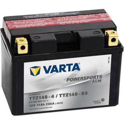 Varta Motoraccu Powersports AGM TTZ14S/TTZ14-BS Varta Motoraccu Powersports AGM TTZ14S/TTZ14-BS
