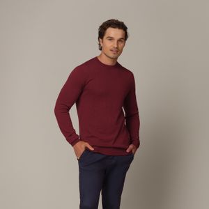 Bamigo Ronde Hals Pullover Red melange