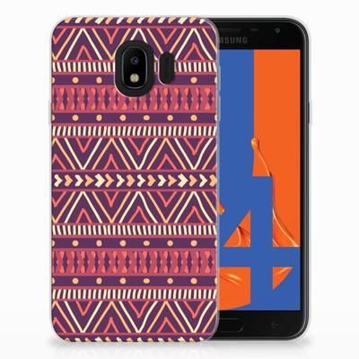 Samsung Galaxy J4 2018 TPU bumper Aztec Paars