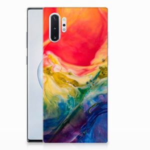 Hoesje maken Samsung Galaxy Note 10 Plus Watercolor Dark