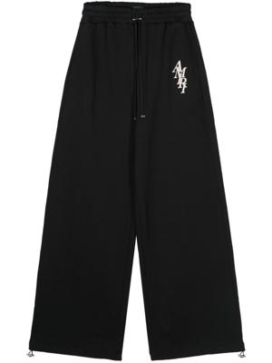 AMIRI Straight trainingsbroek met logo - Zwart
