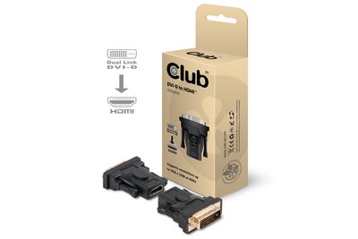 club3D CAA-DMD>HFD3 DVI / HDMI Adapter [1x DVI-stekker 24+1-polig - 1x HDMI-bus] Wit