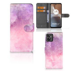 Hoesje Motorola Moto G32 Pink Purple Paint