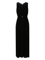 Melissa Odabash Maxi-jurk met open rug - Zwart