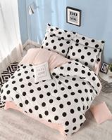 OJOS King Dekbedovertrekset 240 x 220 cm Beddengoed Zachte Beddengoed Sets - Katoen Dekbedovertrek - Dekbedovertrek - Dekbedovertrek Kussensloop - (Wit, Zwart, Zalm)