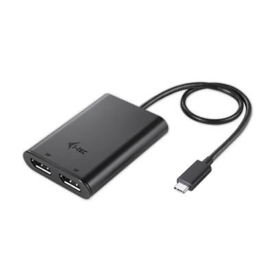 C31DUAL4KDP - Externe video-adapter - USB-C 3.1 - 2 x DisplayPort - zwart
