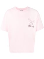 Natasha Zinko t-shirt à imprimé graphique - Rose