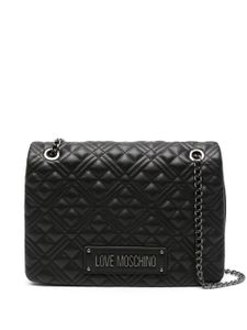 Love Moschino sac porté épaule matelassé à logo - Noir