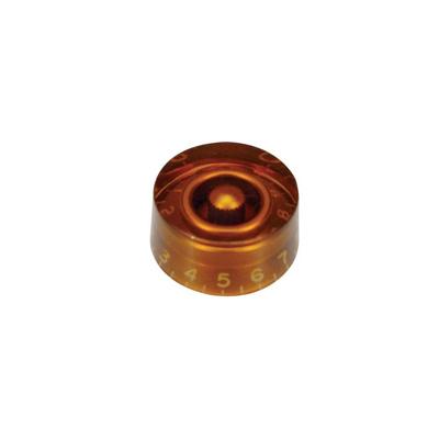 Boston KA-114 speed knop voor gitaar transparant amber (inch) Boston KA-114 speed knop voor gitaar transparant amber (inch)
