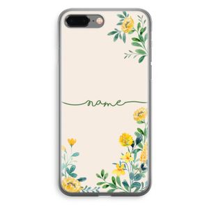 Gele bloemen: iPhone 8 Plus Transparant Hoesje