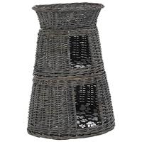 vidaXL Kattenmandenset met Kussens Wilgen 3-dellig Kattenmand Mand Kattenhuis