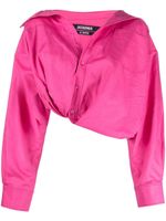 Jacquemus blouse La Chemise Mejean - Rose