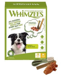 WHIMZEES VARIETY BOX MEDIUM 28 ST