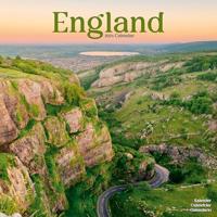 England Calendar 2026 Square Travel Wall Calendar - 16 Month
