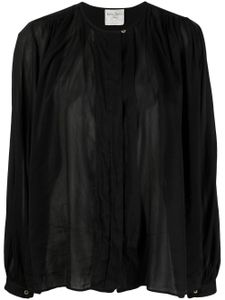 Forte Forte blouse à fronces - Noir