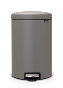 Brabantia newicon pedaalemmer 20L mineral concrete grey