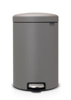 Brabantia newicon pedaalemmer 20L mineral concrete grey