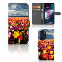 Motorola Edge 30 Pro Hoesje Tulpen - thumbnail