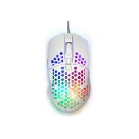 RGB gamingmuis, ultralicht, shotgun, wit
