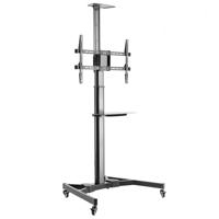 myWall HP105L mobiele standaard voor flatscreen, 37-70 inch (94-178 cm), tot 50 kg, in hoogte verstelbaar, zwart
