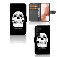 Telefoonhoesje met Naam Samsung Galaxy S23 Skull Eyes