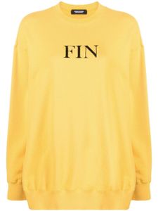 Undercover sweat en coton à imprimé graphique - Jaune