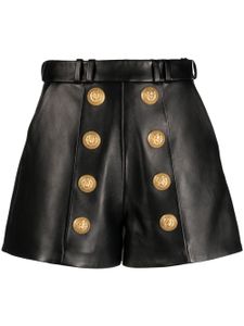 Balmain short à boutons à ornements - Noir