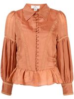 We Are Kindred blouse Primrose à volants - Marron