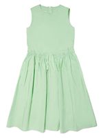 MM6 Maison Margiela Kids robe en coton à design sans manches - Vert