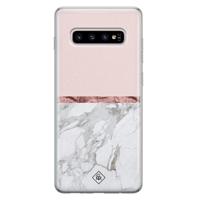 Samsung Galaxy S10 Plus siliconen telefoonhoesje - Rose all day