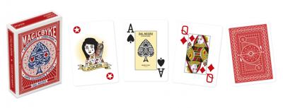 Dal Negro speelkaarten Magic Byke Jumbo karton rood 55 delig Dal Negro speelkaarten Magic Byke Jumbo karton rood 55 delig