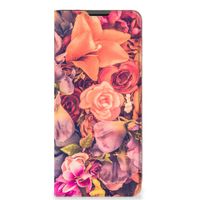 Motorola Moto G51 5G Smart Cover Bosje Bloemen - thumbnail