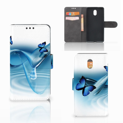 Nokia 3 Telefoonhoesje met Pasjes Vlinders