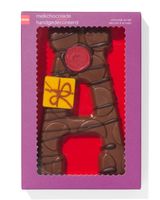 HEMA Handgedecoreerde Chocoladeletter Melk A 200gram