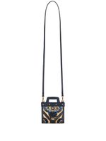 ETRO petit porte-cartes Love en cuir - Bleu