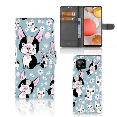 Samsung Galaxy A42 5G Telefoonhoesje met Pasjes Hondjes Samsung Galaxy A42 5G Telefoonhoesje met Pasjes Hondjes