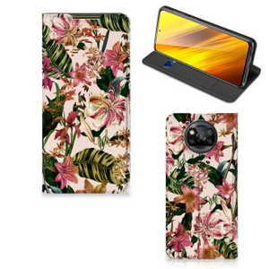 Xiaomi Poco X3 Pro | Poco X3 Smart Cover Flowers