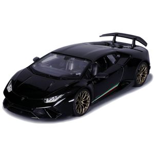 Bburago modelauto Lamborghini Huracan Performante zwart - schaal 1:24   -