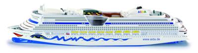 Siku Cruiseliner Aida 1:1400 Passagiersschip Voorgemonteerd