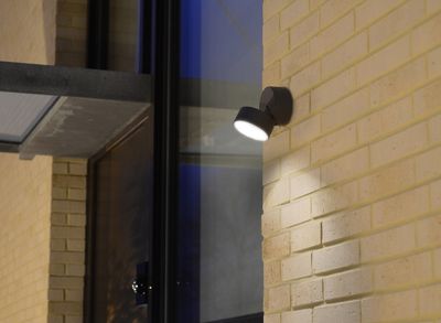 Lutec Trumpet 6260 gr LED-buitenlamp (wand) 11 W Grijs