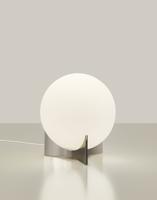 Terzani - Oscar Tafellamp Satijn Wit / Nikkel