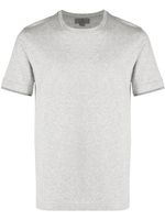 Canali t-shirt à motif monogrammé - Gris