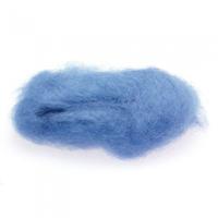 Glückskäfer gekaarde wol 25 gram blauw