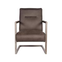 Label51 Fauteuil Jim - Antraciet - Microfiber