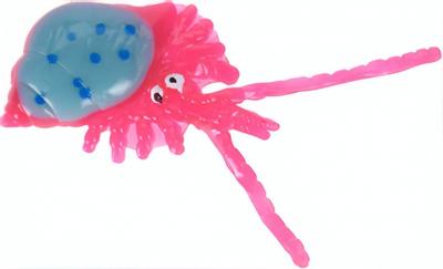 Free and Easy slijmfiguur kreeft 8 x 7 cm roze