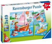 Ravensburger puzzel 3x49 stukjes op het water - thumbnail