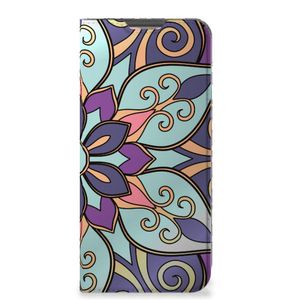 Samsung Galaxy A13 (4G) Smart Cover Purple Flower