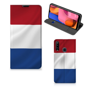 Samsung Galaxy A20s Standcase Nederlandse Vlag