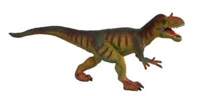 DinoWorld dinosaurus Tyrannosaurus jongens 29 cm rubber groen DinoWorld dinosaurus Tyrannosaurus jongens 29 cm rubber groen